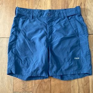 HUK fishing short 7” Men Navy XL
